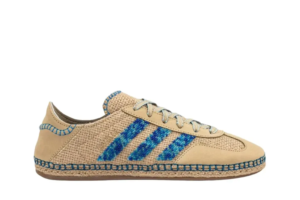 Adidas Gazelle x CLOT Linen Khaki Light Blue
