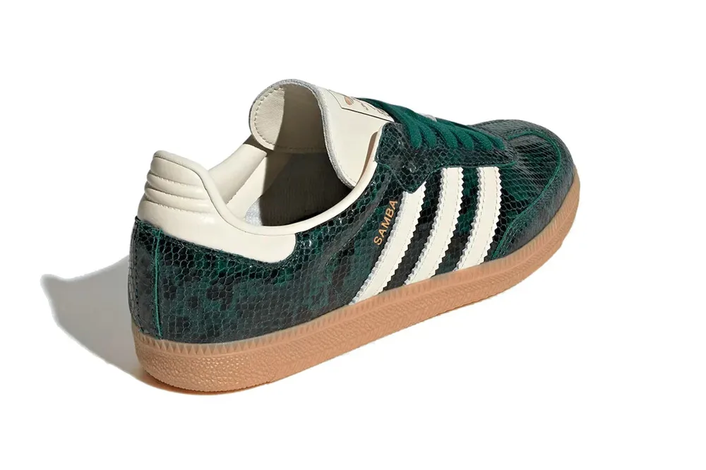 Adidas Samba OG Snakeskin Collegiate Green, foto 3