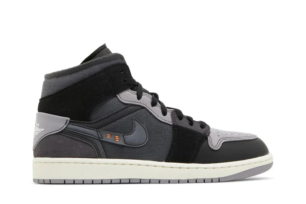 Air Jordan 1 Mid SE Craft Inside Out Black