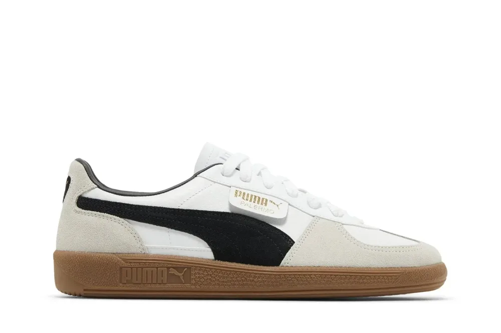 Puma Palermo Leather White Vapor Grey Gum