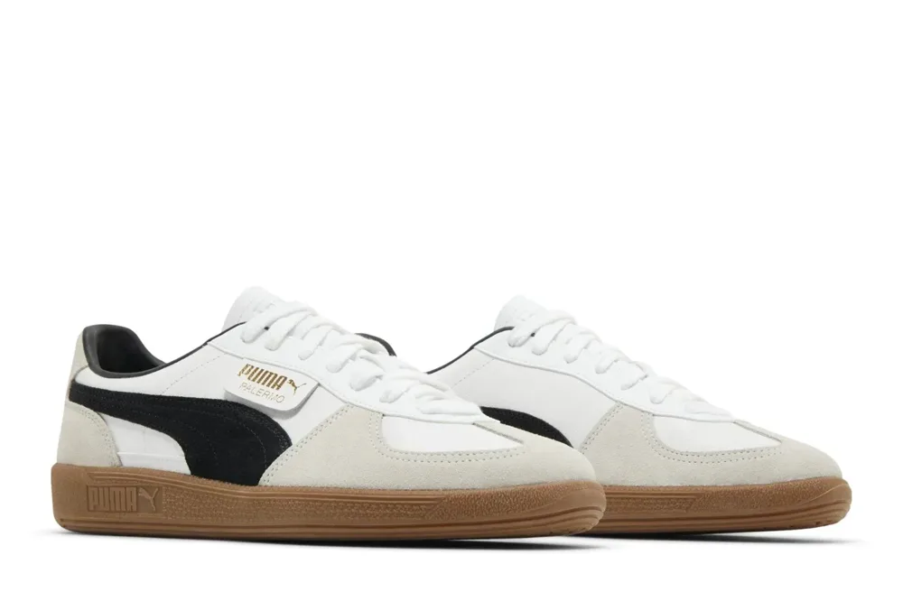 Puma Palermo Leather White Vapor Grey Gum, foto 3