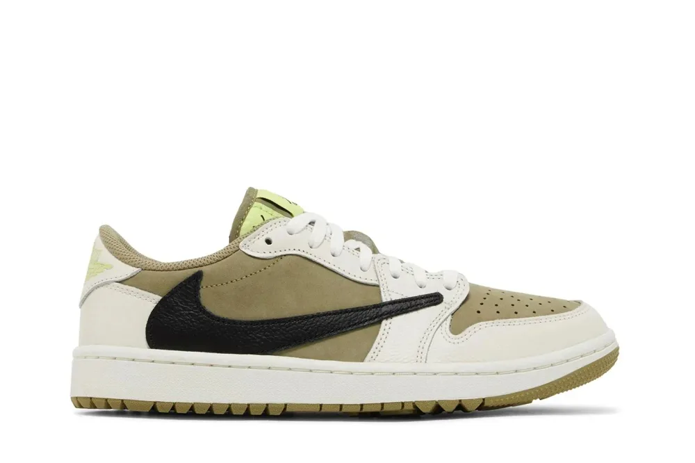 Travis Scott x Air Jordan 1 Low Golf Neutral Olive